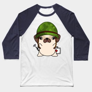 Medic Pug Baseball T-Shirt